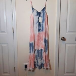 RAVIYA tie-dye cover up dress